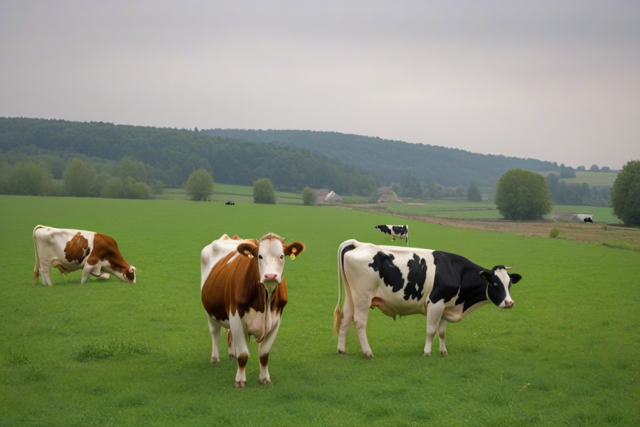 Las leyes de protección animal han evolucionado mucho durante la historia Varias vacas comiendo en el prado